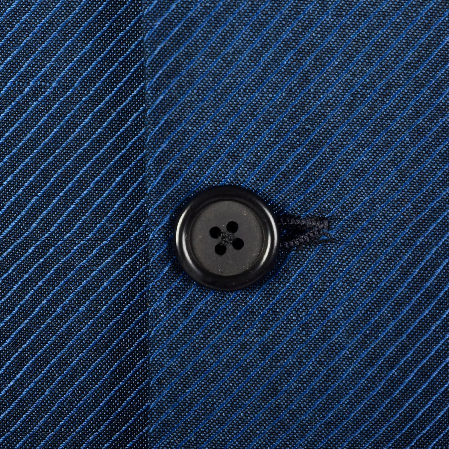 42L 1960s Mens Blue Diagonal Stripe Suit
