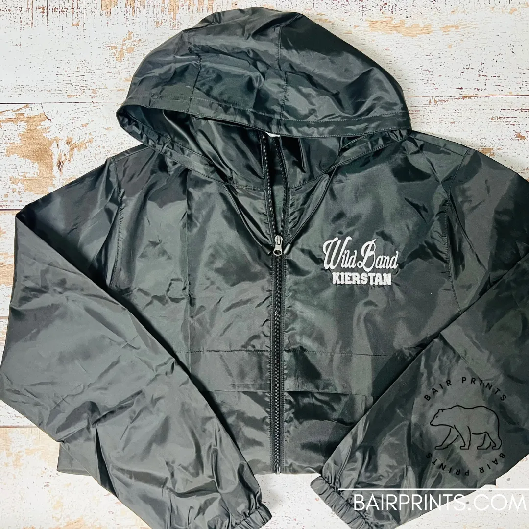 Adult Embroidered Rain Jacket
