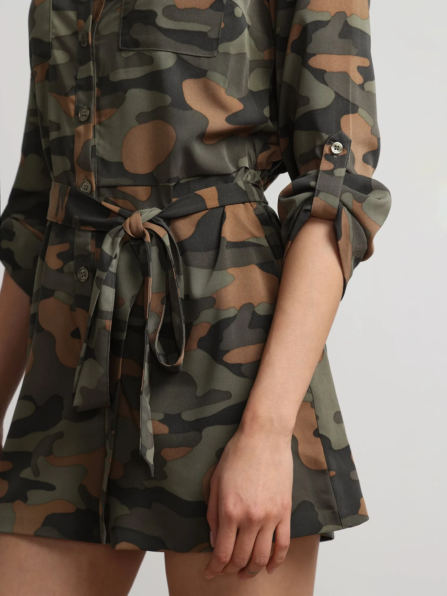 Camouflage Utility Romper