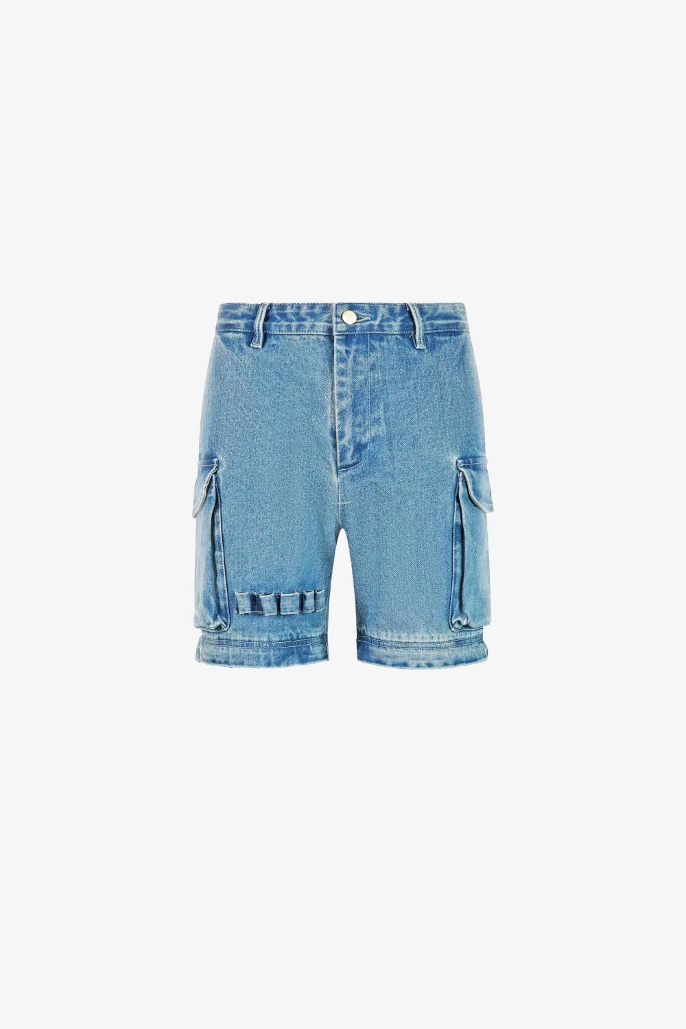 Convertible Cargo Denim Pants