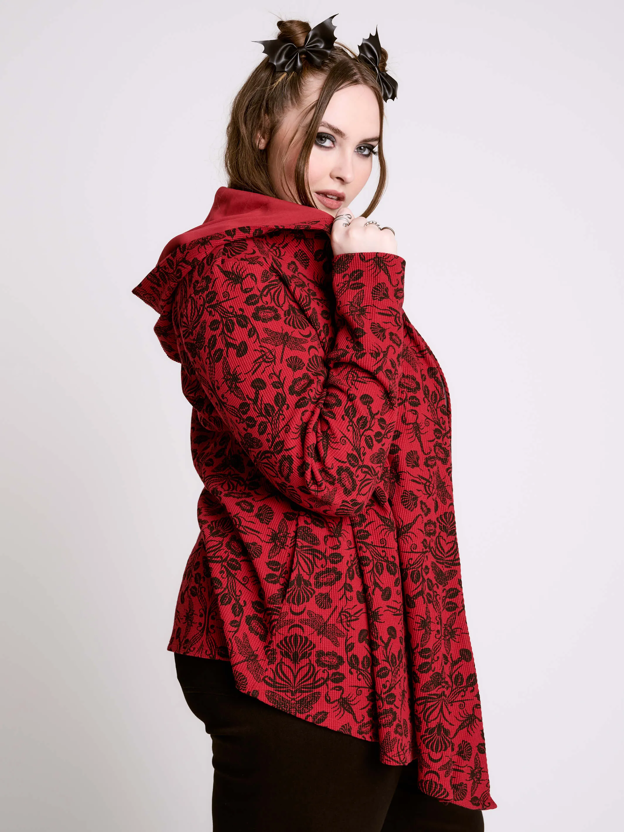Hooded Thermal Cardigan