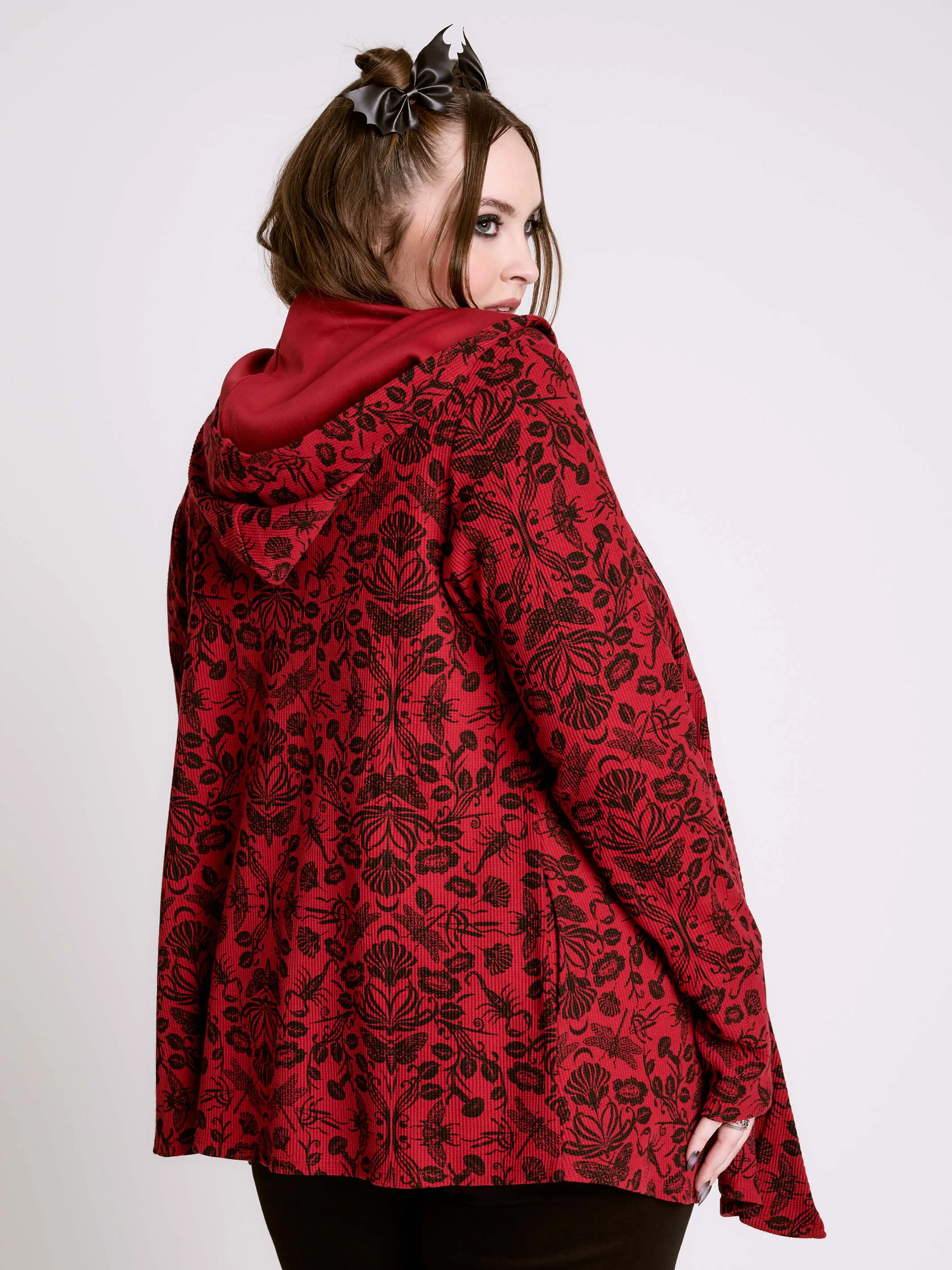 Hooded Thermal Cardigan