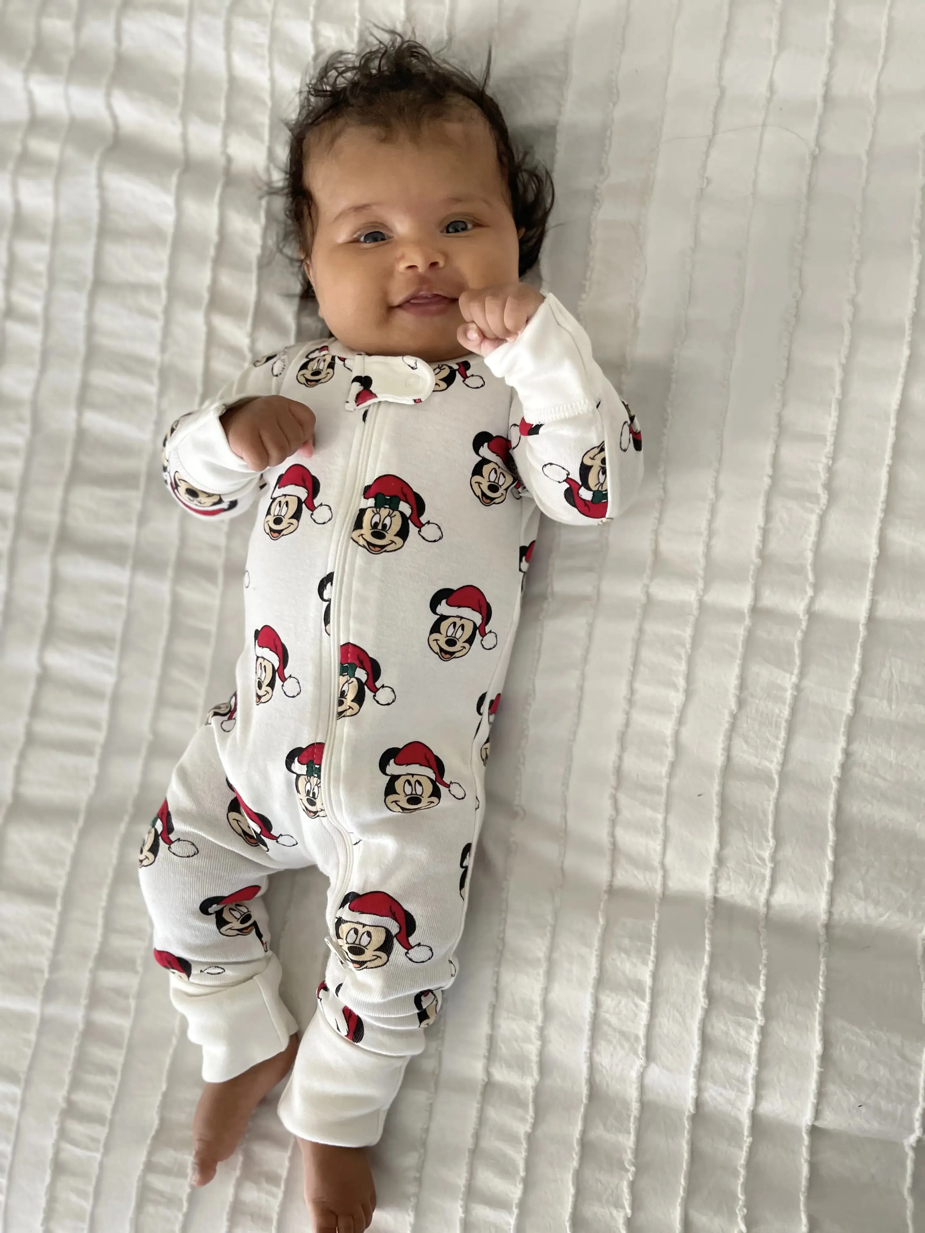 SALE - One-Piece Baby Pajamas_Christmas Mickey   Minnie Mouse
