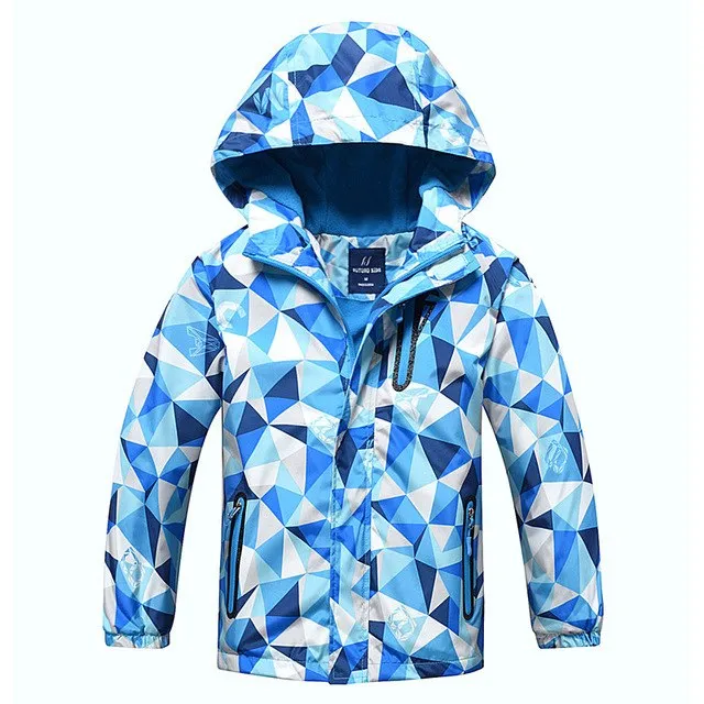 Waterproof Geometric Jacket
