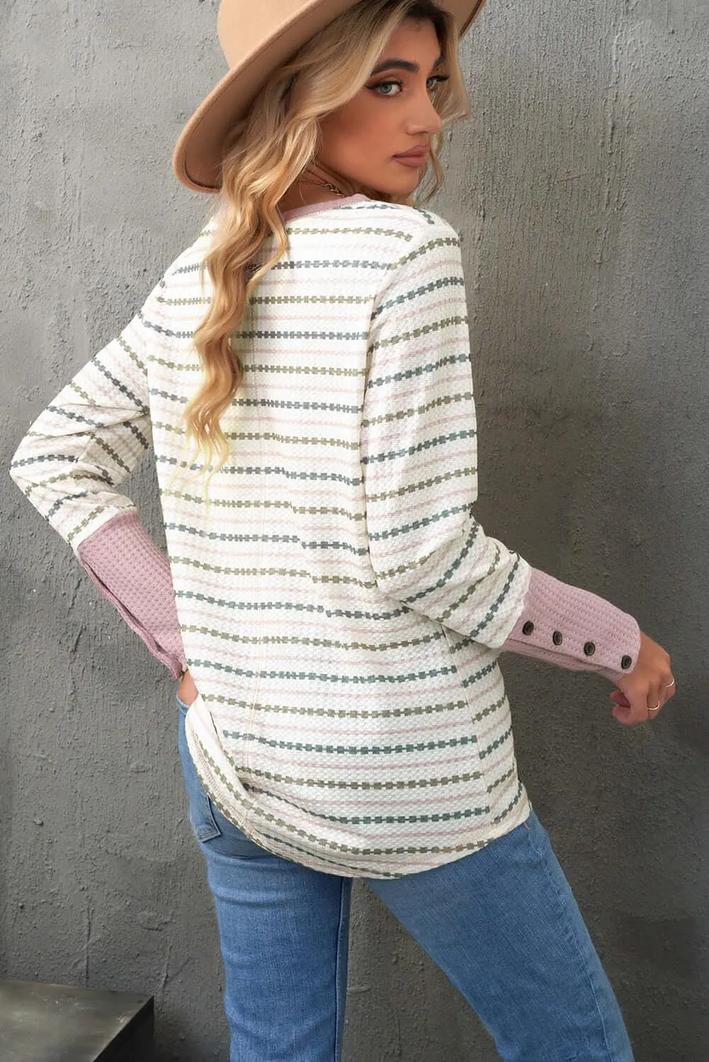 Women’s Long Sleeve Pattern Thermal Top
