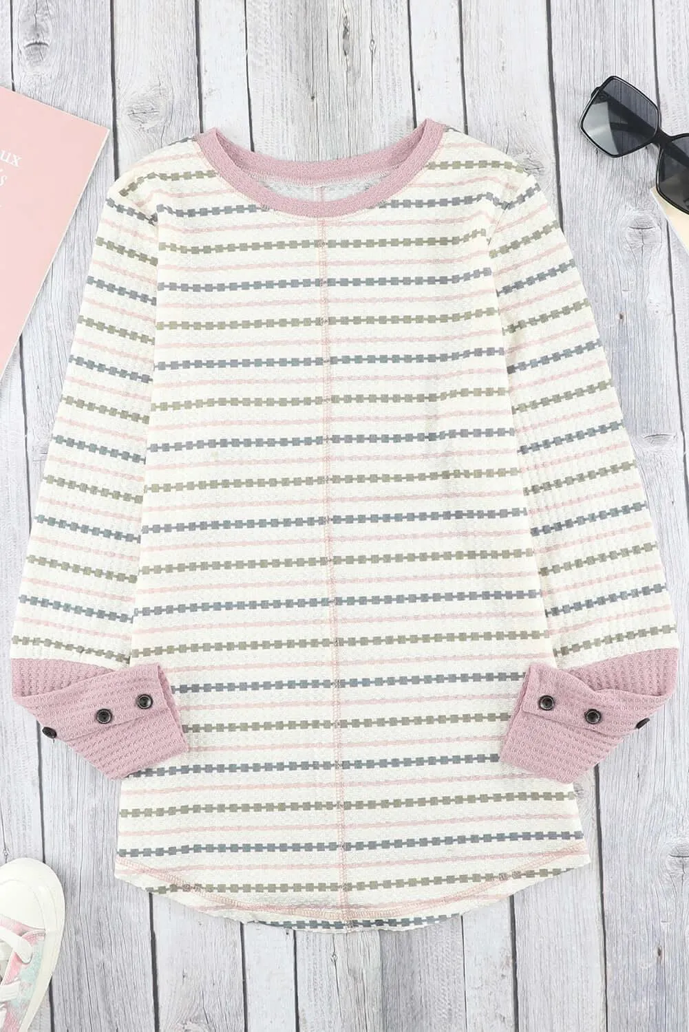 Women’s Long Sleeve Pattern Thermal Top