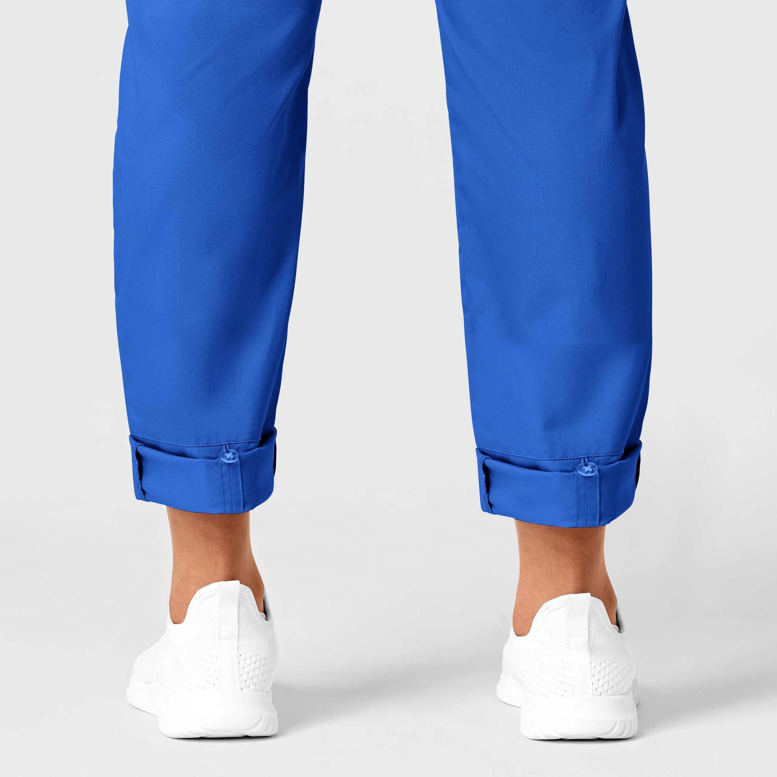 WonderWORK Women's Convertible Slim Leg Scrub Pant - Royal