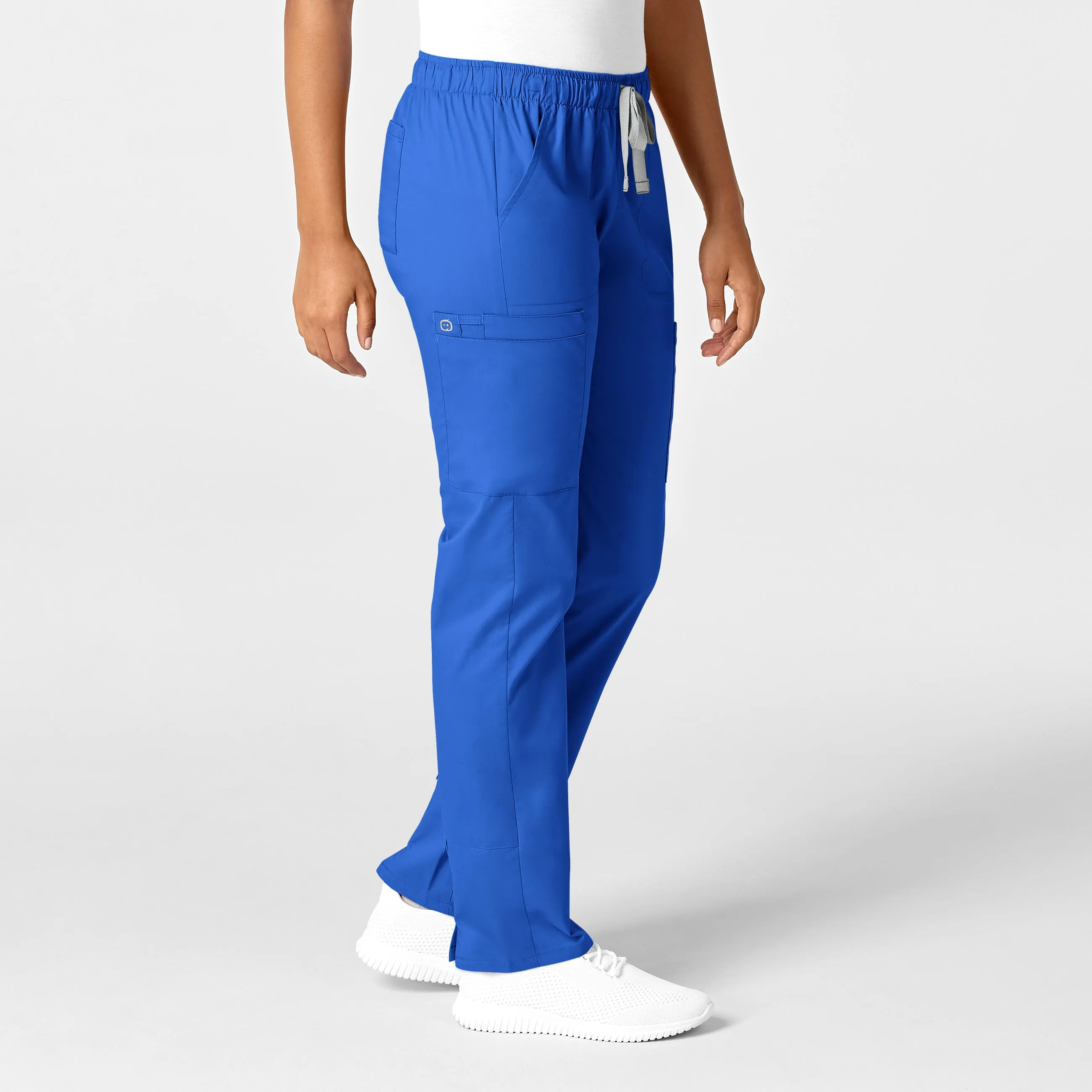WonderWORK Women's Convertible Slim Leg Scrub Pant - Royal