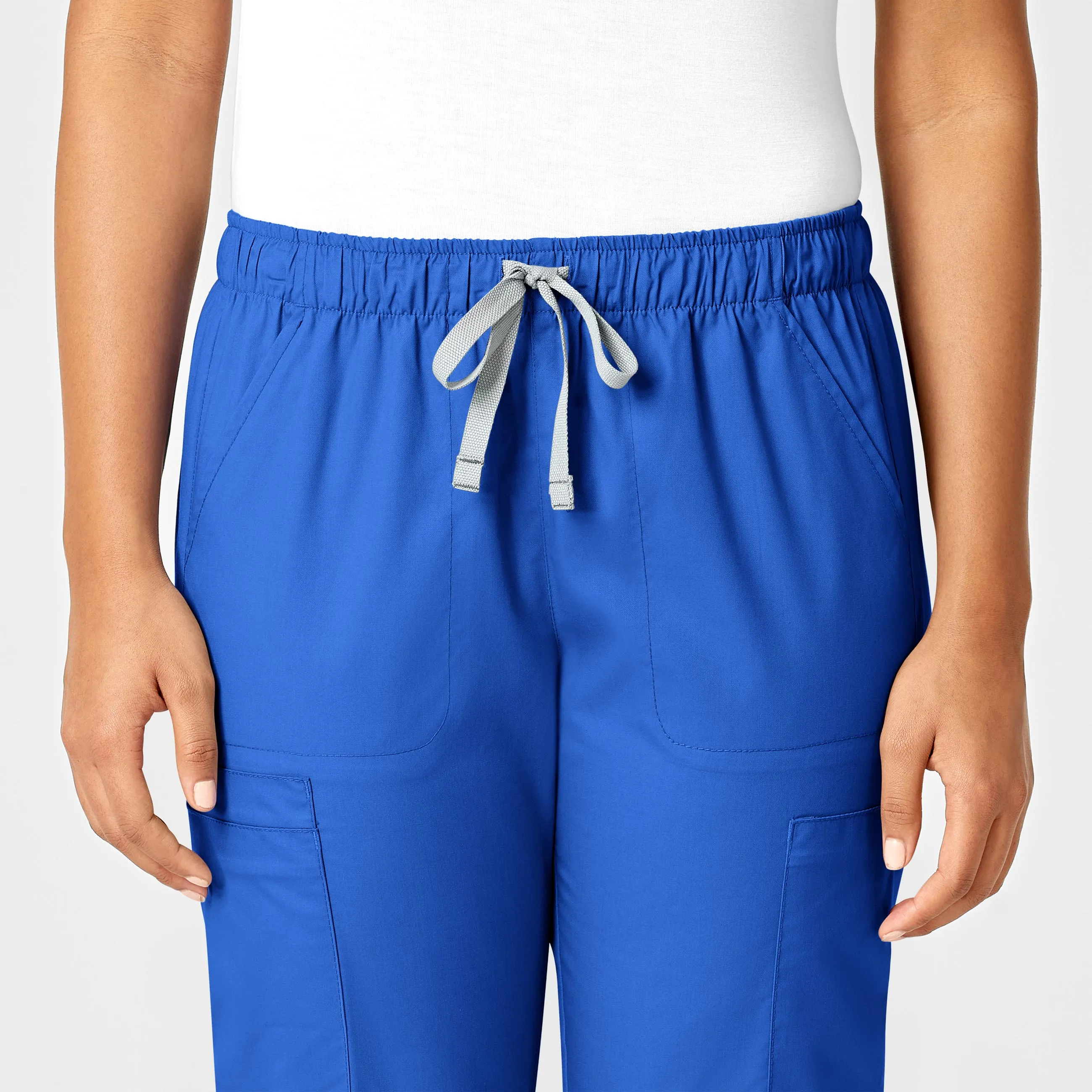 WonderWORK Women's Convertible Slim Leg Scrub Pant - Royal